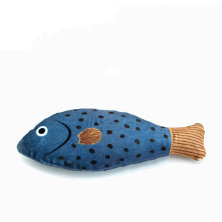 KittyQuest Fish Frenzy Catnip Toy - Interactive Simulation Fish Plush Cat Chew Toy